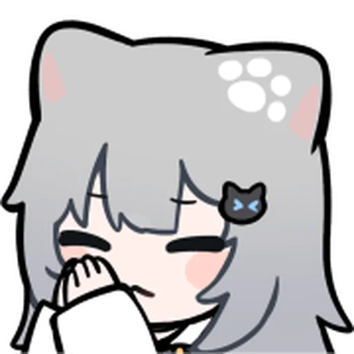 甘城猫猫害羞表情